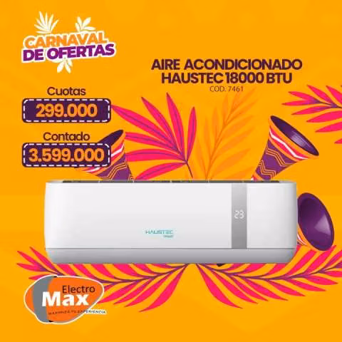 Aire acondicionado Haustec  btu