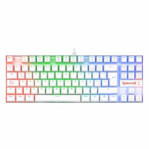 Teclado Mecánico Redragon Kumara (Español) - Blanco