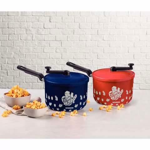 Olla para pororó Tramontina Loreto cm 3,5 litros rojo azul
