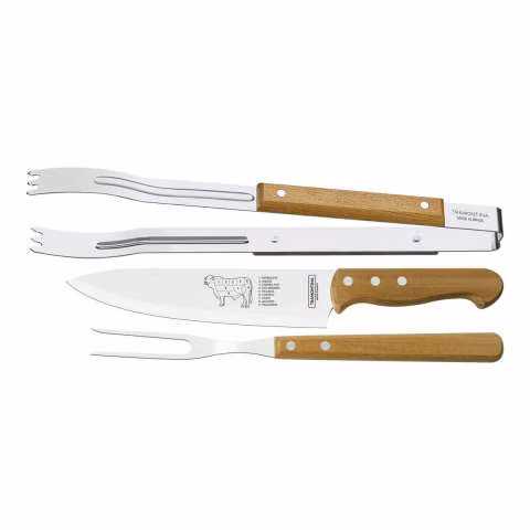 Juego para asado 3/piezas tramontina
