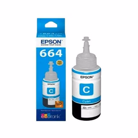 Tinta epson t ciano l1xx/l2xx/l3xx/l5xx 70ml