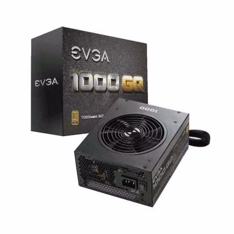 Fuente EVGA 1000W GQ 80 plus gold