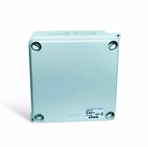 Caja de paso mm tapa opaca ciega ip55 - steck