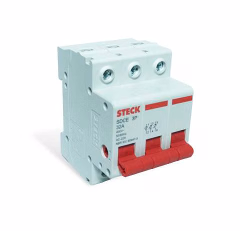 Interruptor manual 3x32a - steck