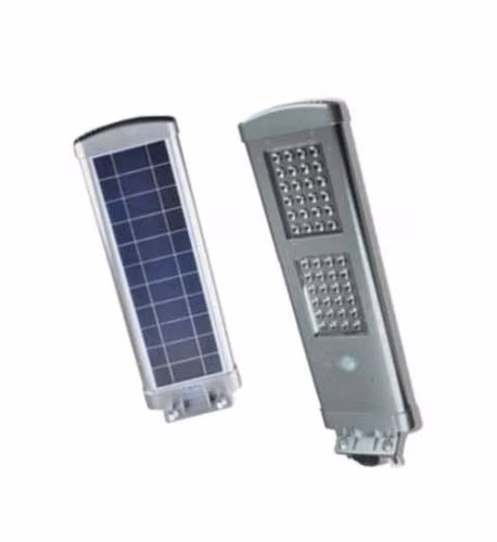 Alumbrado led solar 2000 lumenes ip65 luz fria c/ fot. Y sensor