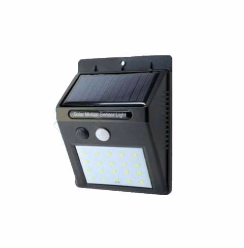 Aplique led solar 10w ip65 luz fria con sensor