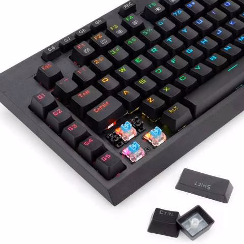 Teclado Mecánico Redragon Broadsward (Ingles) - Negro - Imagen 3