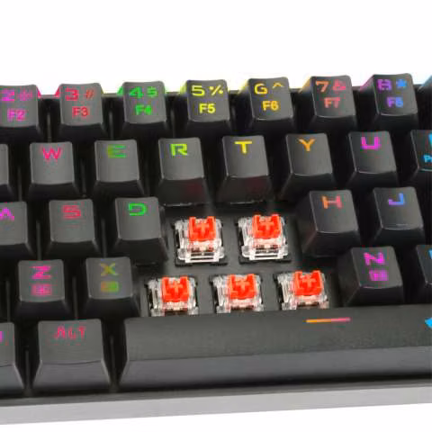 Teclado Wireless Redragon Deimos RGB - Inglés - Imagen 2