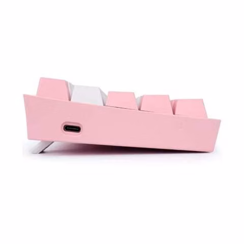 Teclado Mecánico Redragon Fizz Pro (Ingles) – Blanco/Rosado - Imagen 2