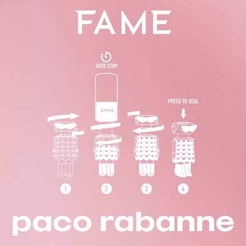 Paco Rabanne Fame femenino eau de parfum recargable refill 200ml - Imagen 2