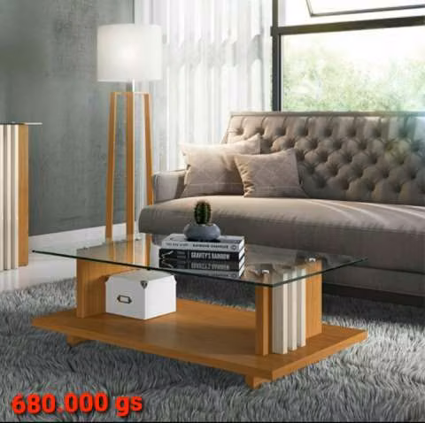 Mesa centro con vidrio templado - Imagen 2
