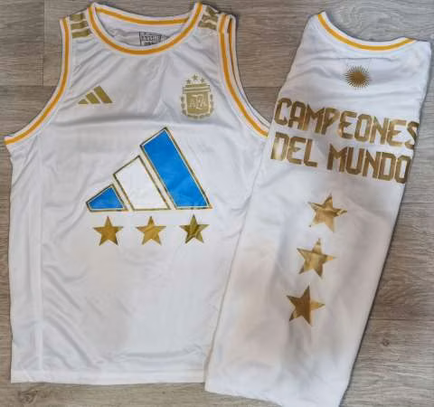 Camiseta de basketball Argentina 3 estrellas - Imagen 2
