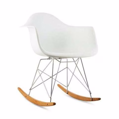 Silla mecedora blanca mecal - Imagen 2