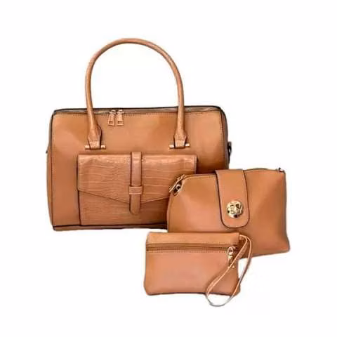 Bolso de mano 3 en 1 con bolsillo al frente