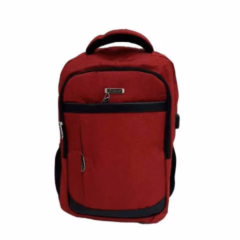Mochila para caballero con cierre frontal