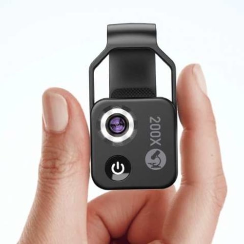 Mini Microscopio digital para smartphone aumento 200X