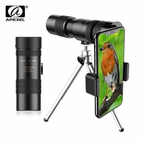 Telescopio Zoom optico 300x40 para smartphone