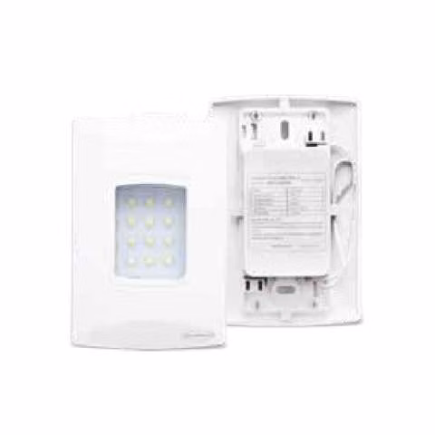 Luz de emergencia leds 100 lm embutir - segurimax