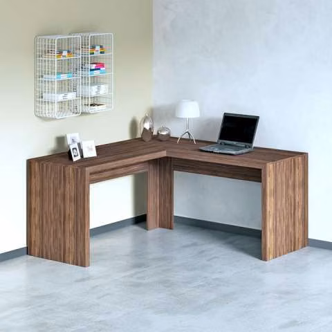 Mesa de trabajo Tecnomobili nogal