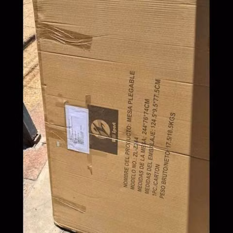 Mesa plegable tipo maletín 244cm - Imagen 2