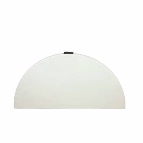 Mesa plegable de plástico y metal circular 152x74 cm - Imagen 2