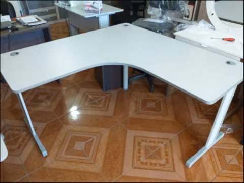 Mesa de trabajo Delta Giobel gris - Imagen 2