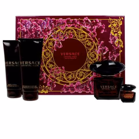 Gianni Versace Bright Crystal Noir kit 90ml eau de toilette 5ml shower gel 100ml body lotion 100ml