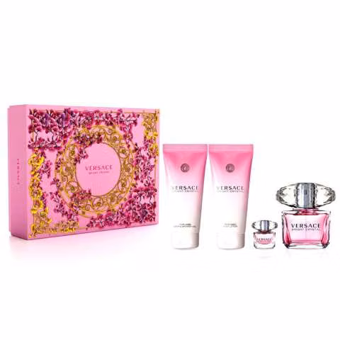 Gianni Versace Bright Crystal kit 90ml eau de toilette 5ml body lotion 100ml shower gel