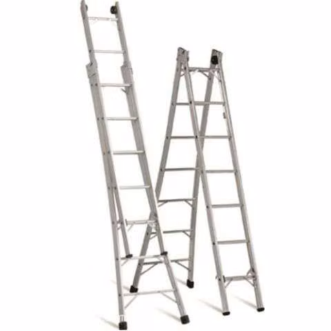 Escalera extensible 13 peldaños