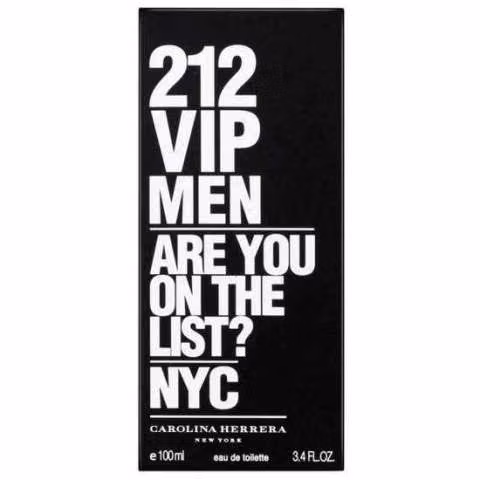 Perfume Carolina Herrera 212 Vip Eau de Toilette masculino 100ml - Imagen 2