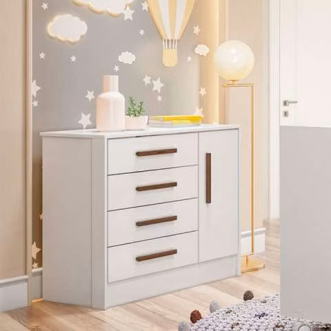 Cómoda Encanto Qmovi blanco - Imagen 2