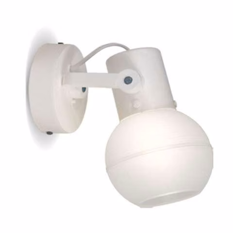 Spot una luz pantalla redonda horquilla polipropil