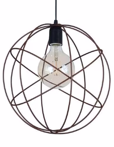 Colgante 1 luz orbitas oxido lux