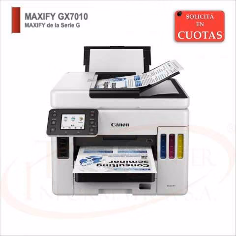 Impresora multifuncional Canon Maxify GX7010 wifi