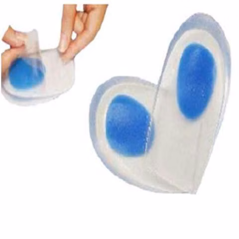 Talonera en gel polímeros con punto rojo y azul