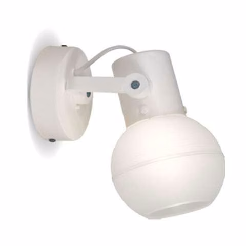 Spot una luz pantalla redonda horquilla polipropileno