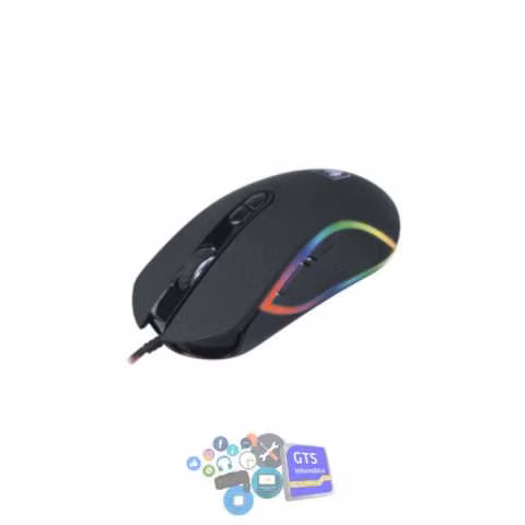 Mouse Gamer Satellite A-66 USB - Negro