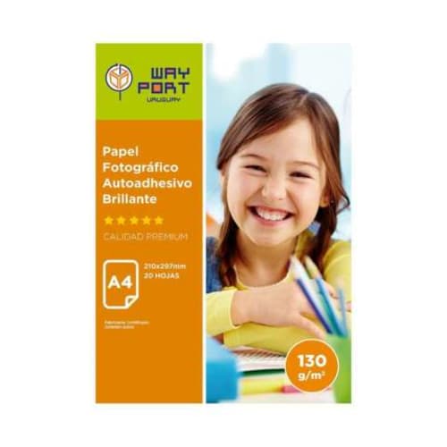 Self-adhesive photographic paper Wayport A4 20 leaves 130 g/m2