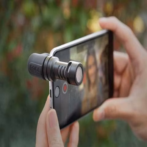 Micrófono Rode VideoMic para celular negro