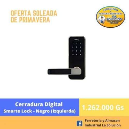 Cerradura digital Smarte Lock negro izquierdo