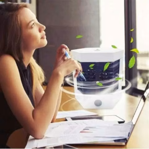 Mini aire enfriador portátil carga usb