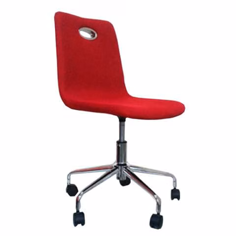 Silla gir pata cromada rojo - Imagen 2