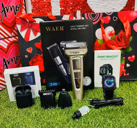 Afeitadora Waer reloj smart D20 auricular inalámbrico i12 - Imagen 2