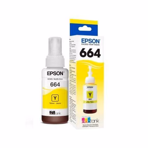 Tinta Epson 664 original amarillo