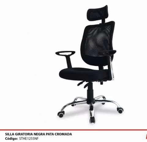 Silla giratoria reclinable