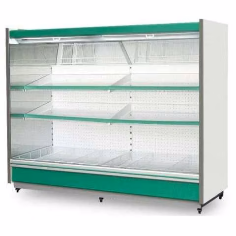 Góndola Frider para verduras 250cm semi equipada