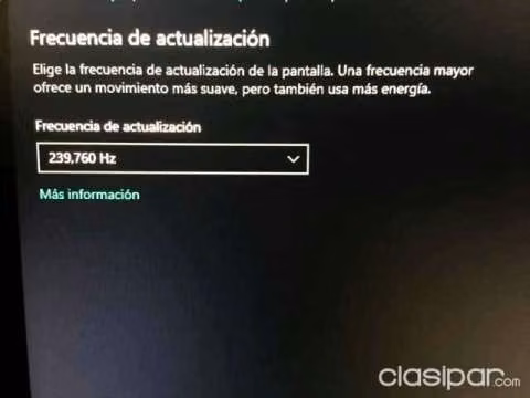 Monitor ASUS 240hz - Imagen 2