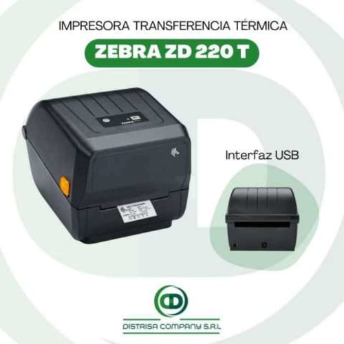 Impresora transferencia térmica Zebra ZD 220 T