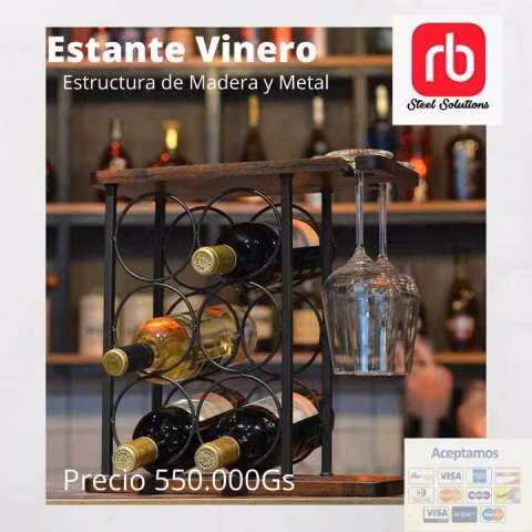 Estante vinero