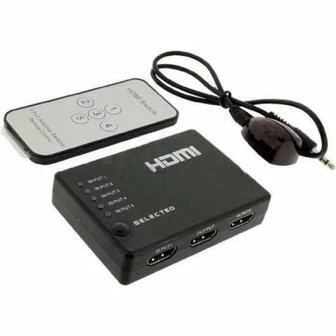 Switch hdmi 5x1 con control + c/ ext IRC - Imagen 3